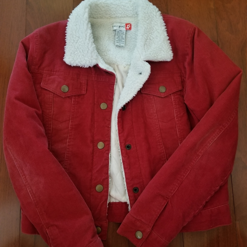 ❤ Red cozy/warm jacket ❤
